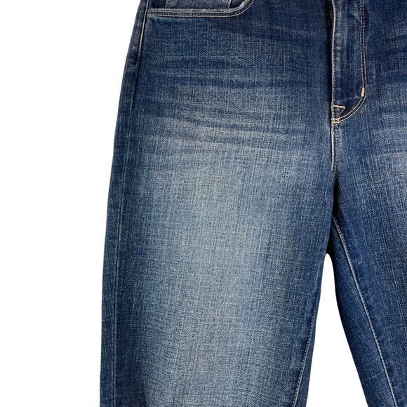 L'AGENCE High Line  High Rise Jeans Medium Blue Fitted Stretchy Cotton Blend 27 - Picture 5 of 12